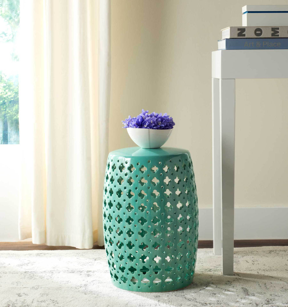 Laila Garden Stool Light Blue - Froy.com