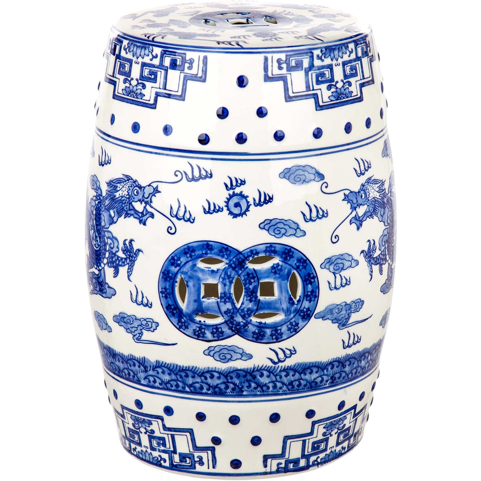 Dragon's Breath Garden Stool