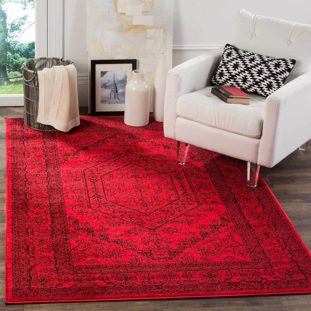 Adirondack Antique Red/Black Area Rug - Froy.com