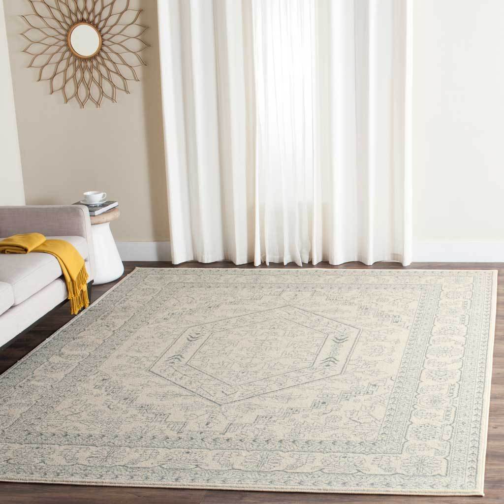 Adirondack Antique Ivory/Slate Area Rug - Froy.com