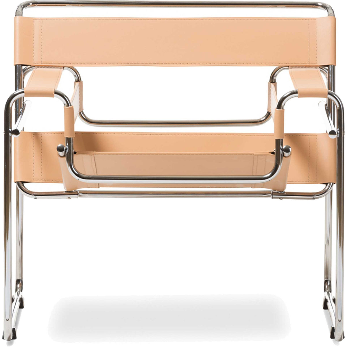 Strap Arm Chair Tan