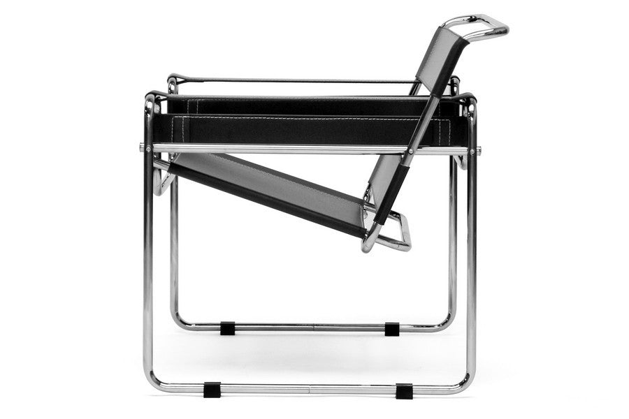 Strap Arm Chair Black