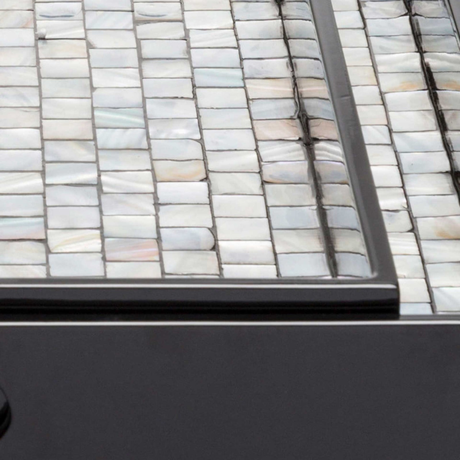 Alayah Tray Black/Light Gray/Ivory