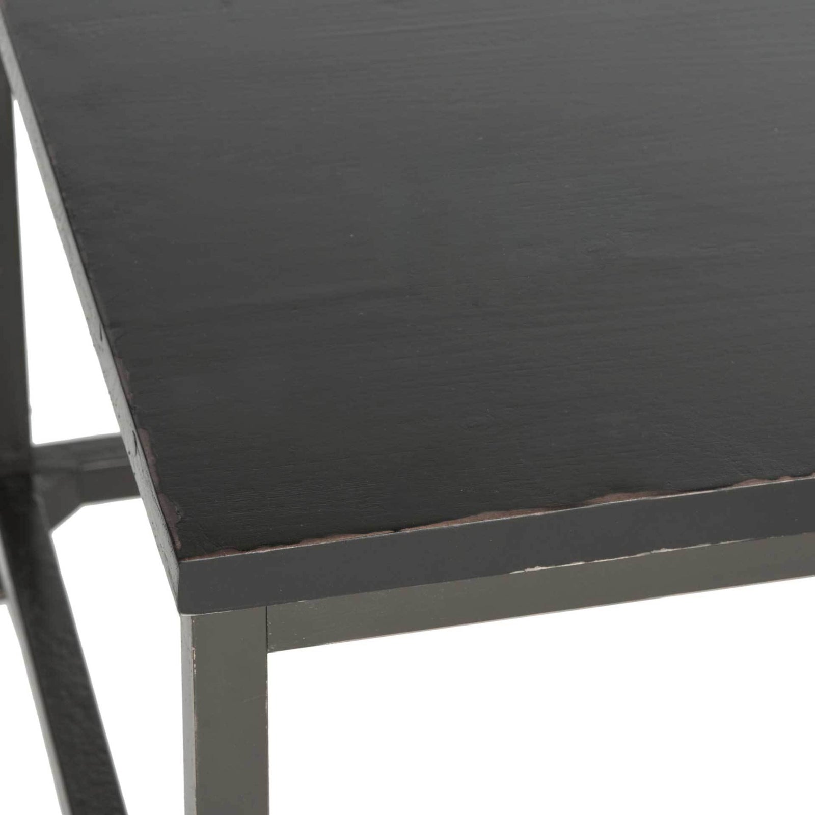 Alex Coffee Table Distressed Black