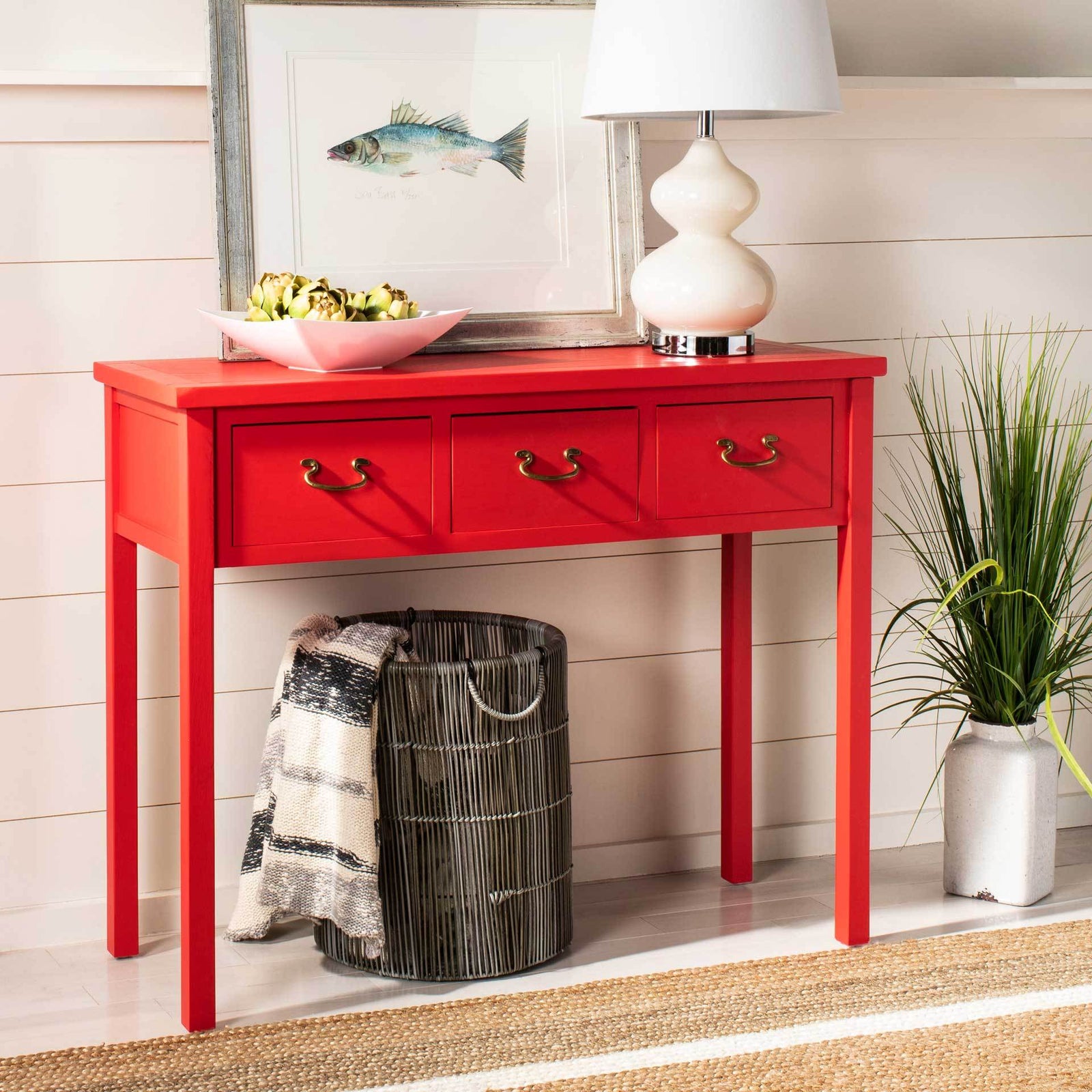 Ciara Console With Storage Drawers