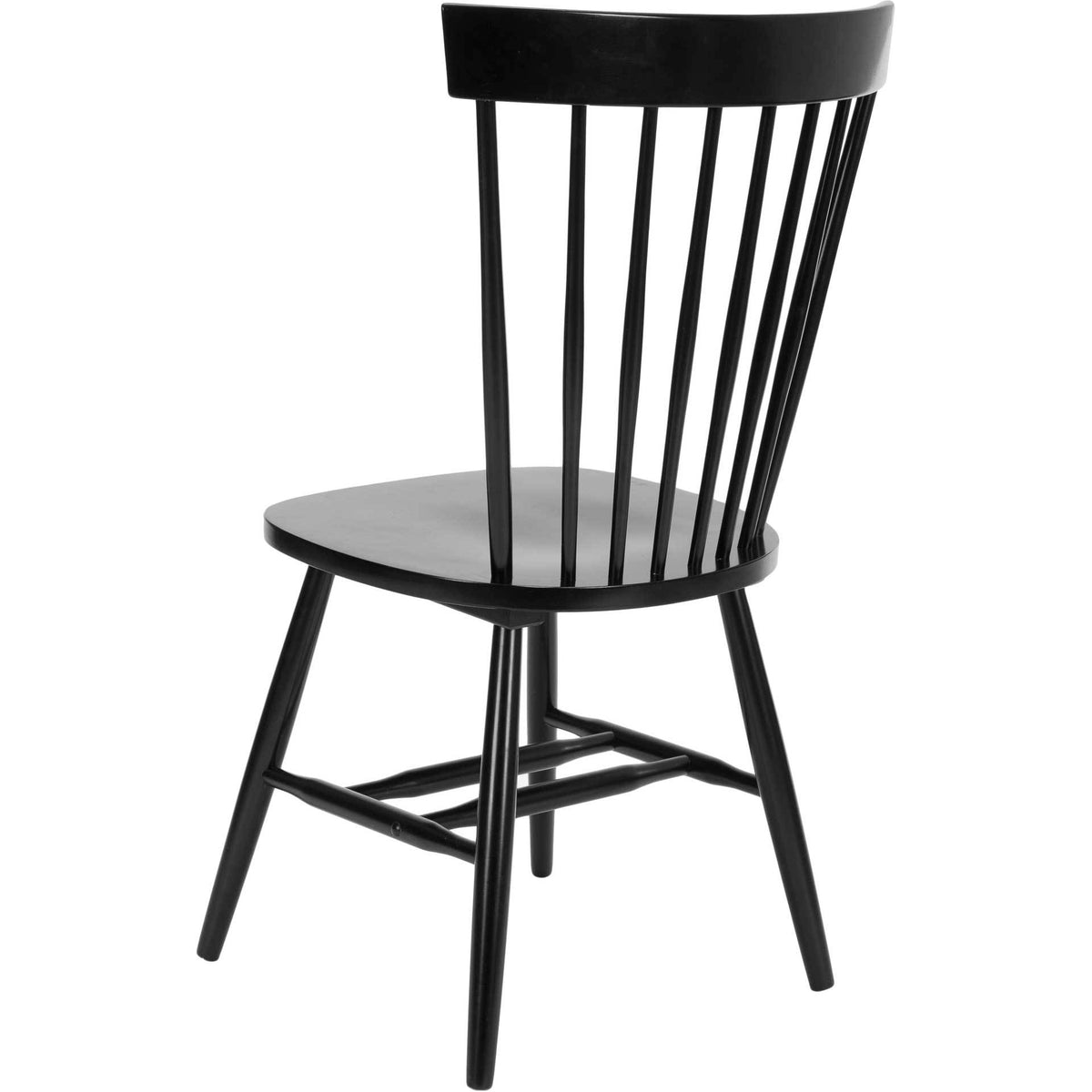 Paula Spindle Dining Chair Black (Set of 2)