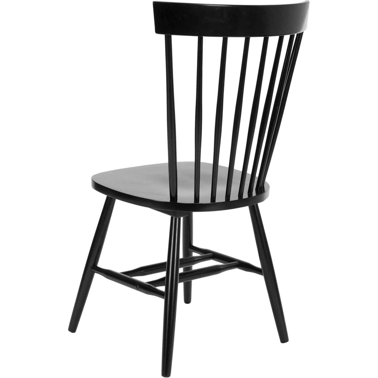 Paula Spindle Dining Chair Black (Set of 2)
