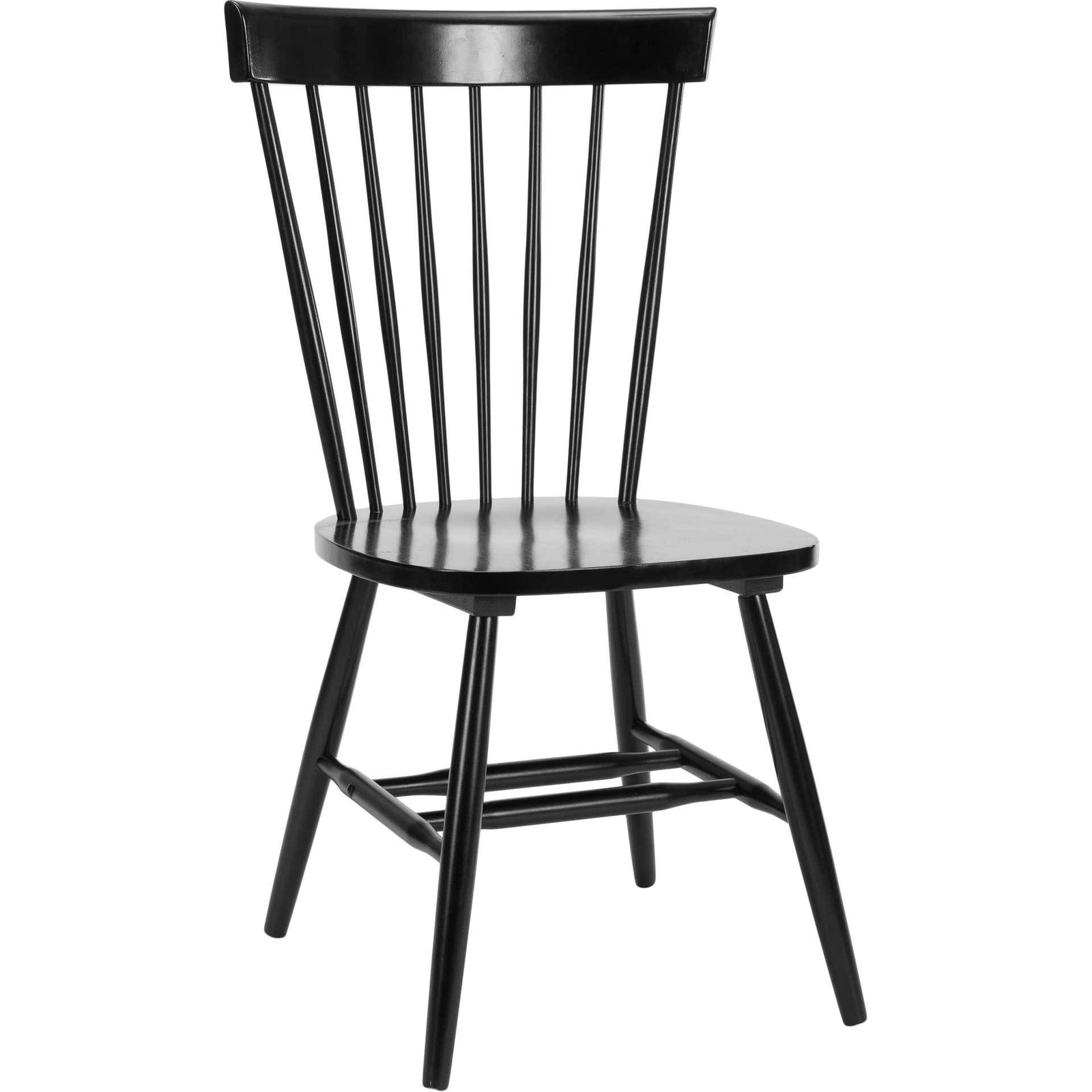 Paula Spindle Dining Chair Black (Set of 2)