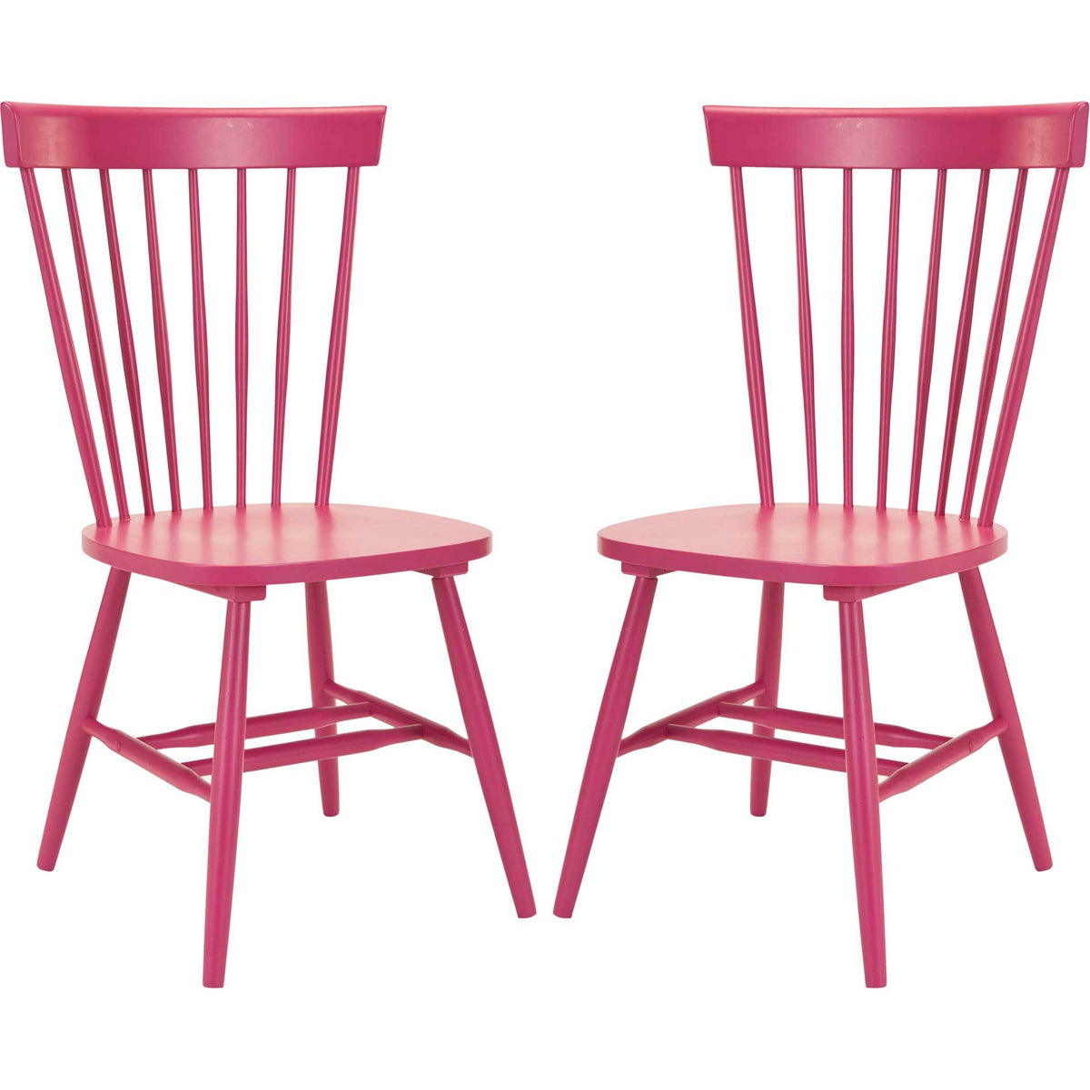 Paula Spindle Dining Chair Raspberry (Set of 2)