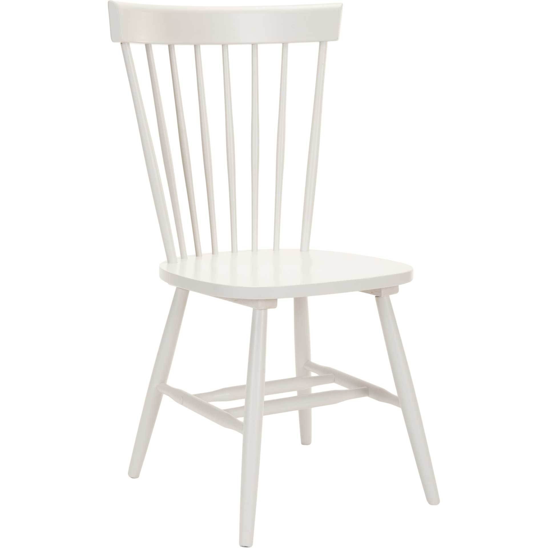 Paula Spindle Dining Chair Off White (Set of 2)