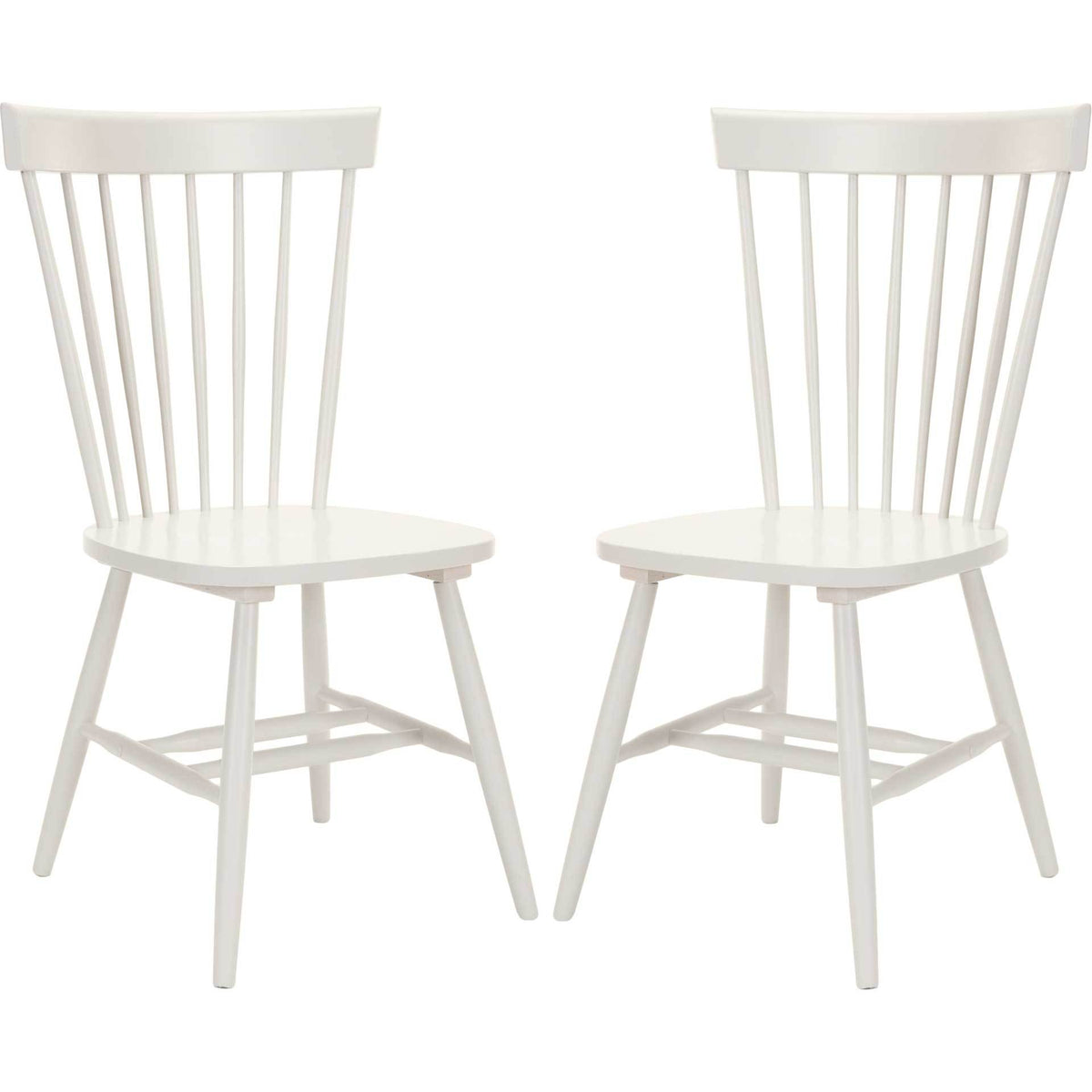 Paula Spindle Dining Chair Off White (Set of 2)