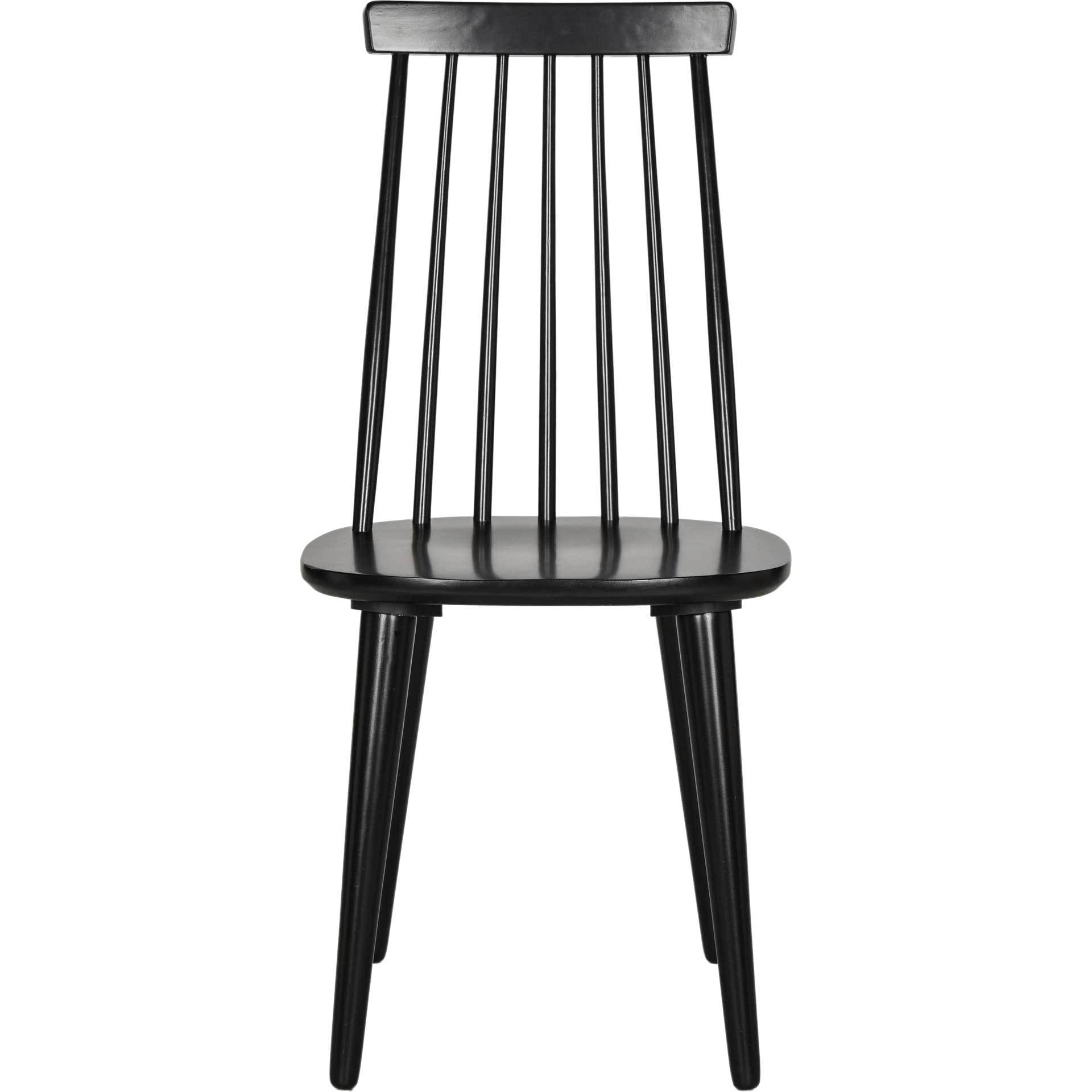 Buckley Spindle Side Chair Black (Set of 2)