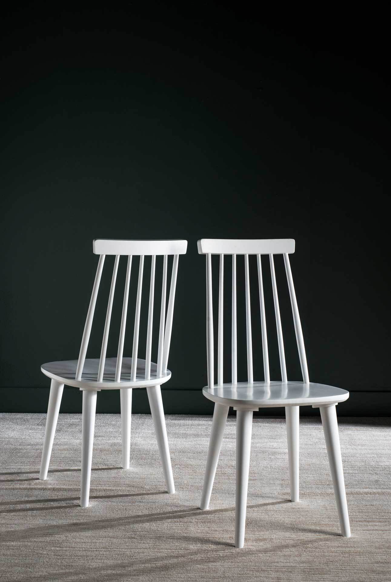 Buckley Spindle Side Chair White (Set of 2)
