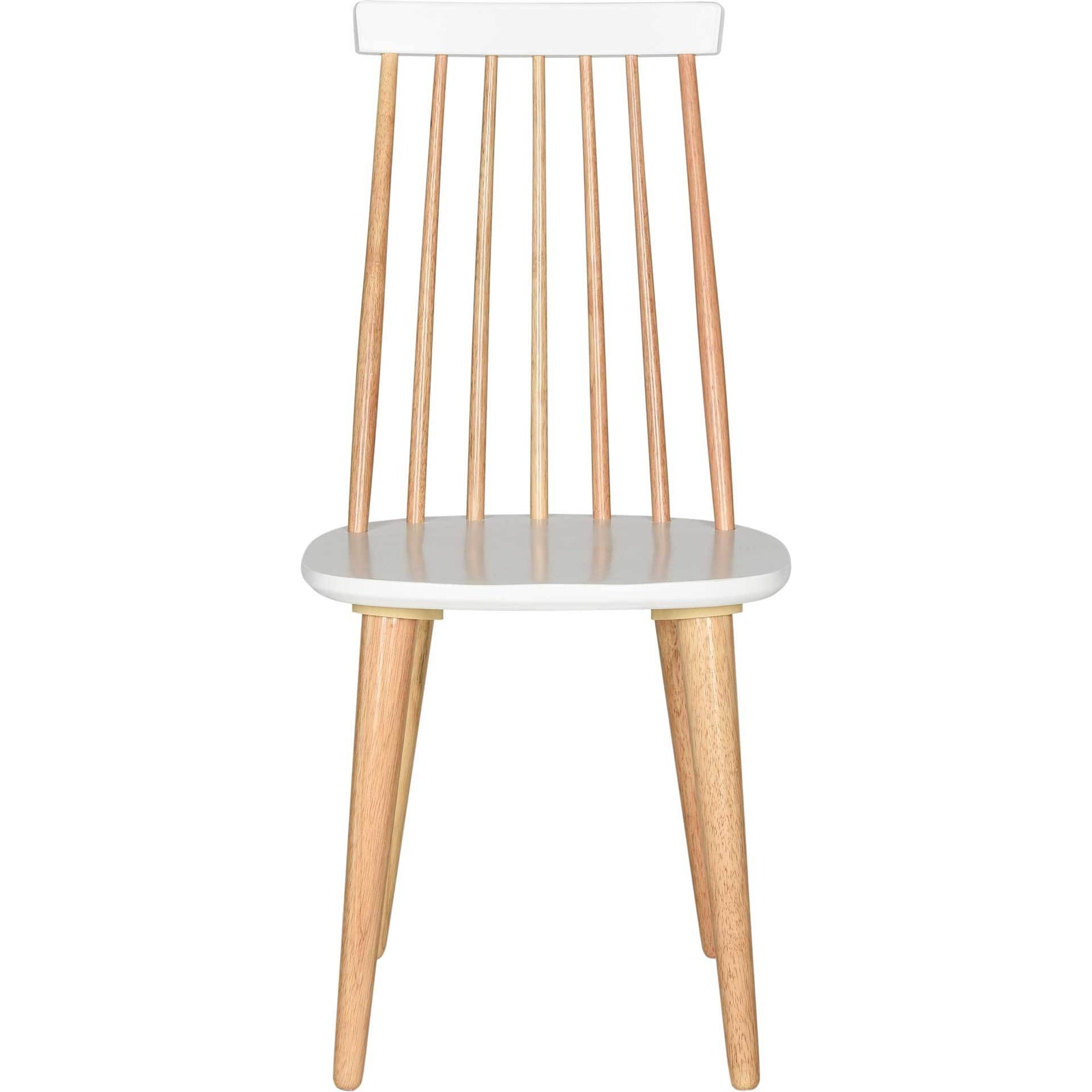 Buckley Spindle Side Chair Natural/White (Set of 2)