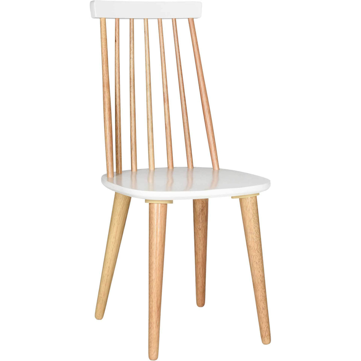 Buckley Spindle Side Chair Natural/White (Set of 2)