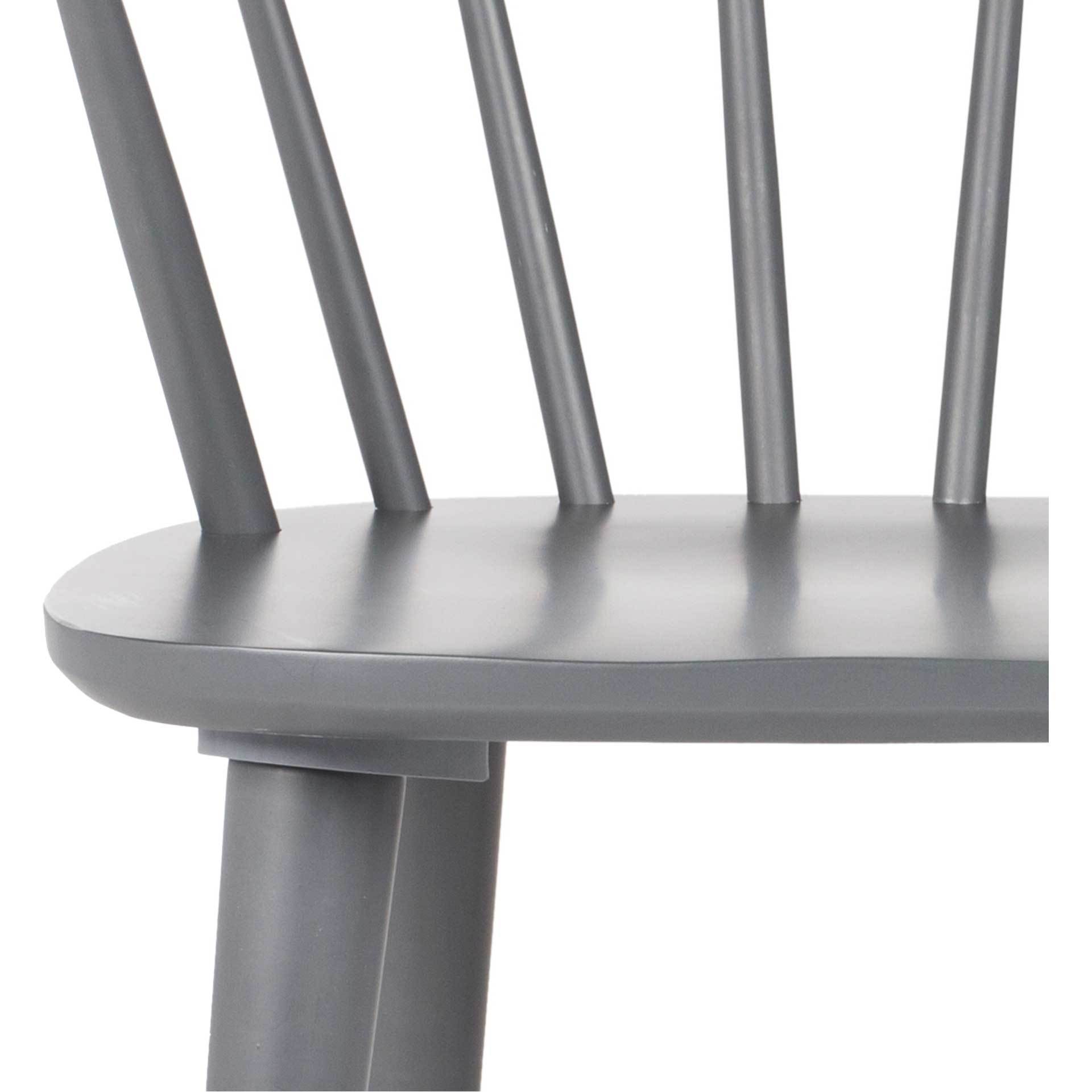 Blair Curved Spindle Side Chair Gray (Set of 2)
