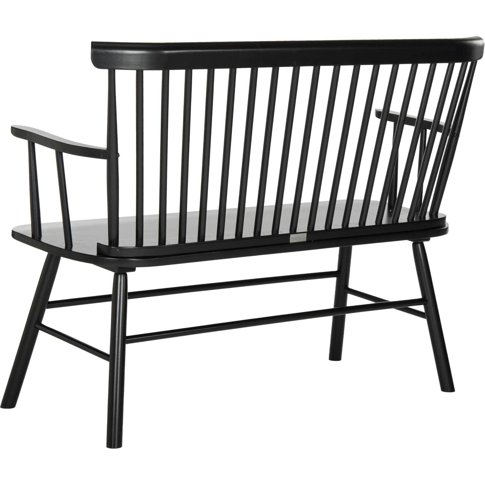 Adelina Spindleback Settee Black