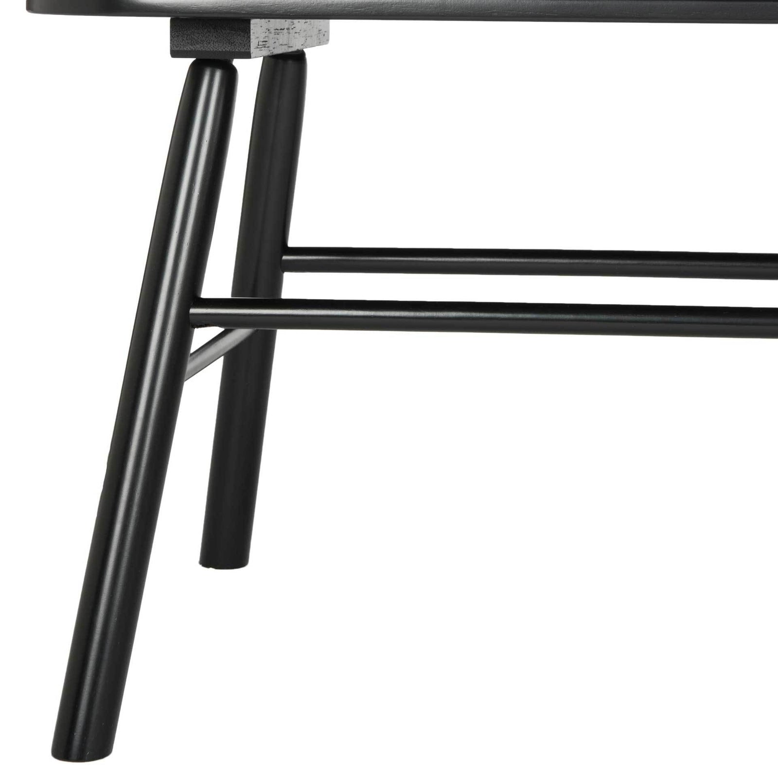 Adelina Spindleback Settee Black