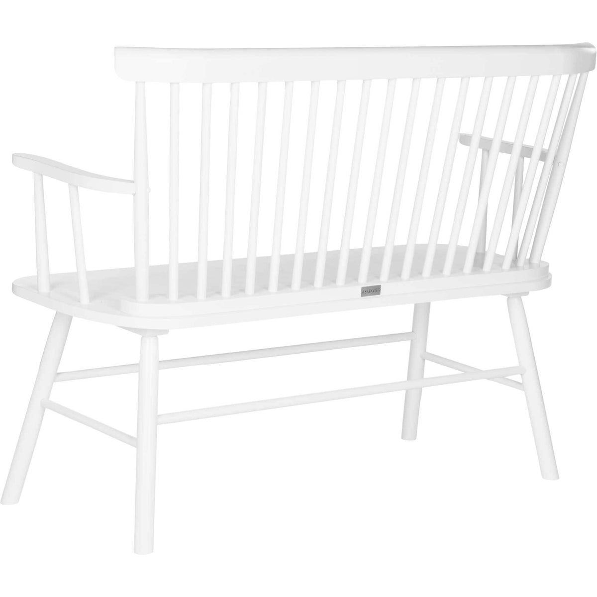 Adelina Spindleback Settee White