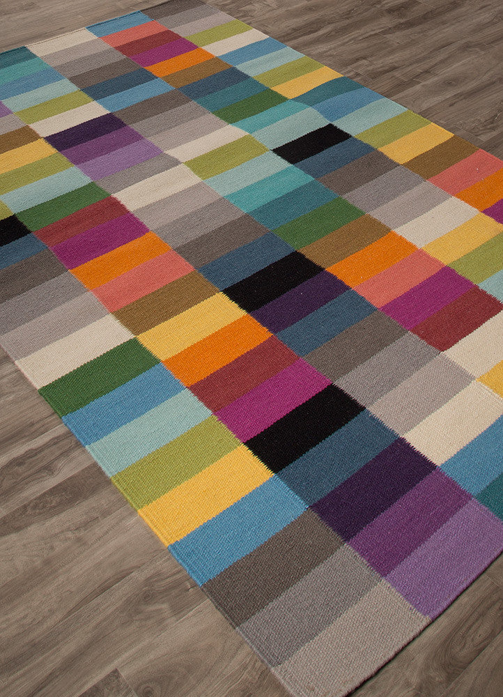 Astoria Pix Aluminum/Russet Orange Area Rug