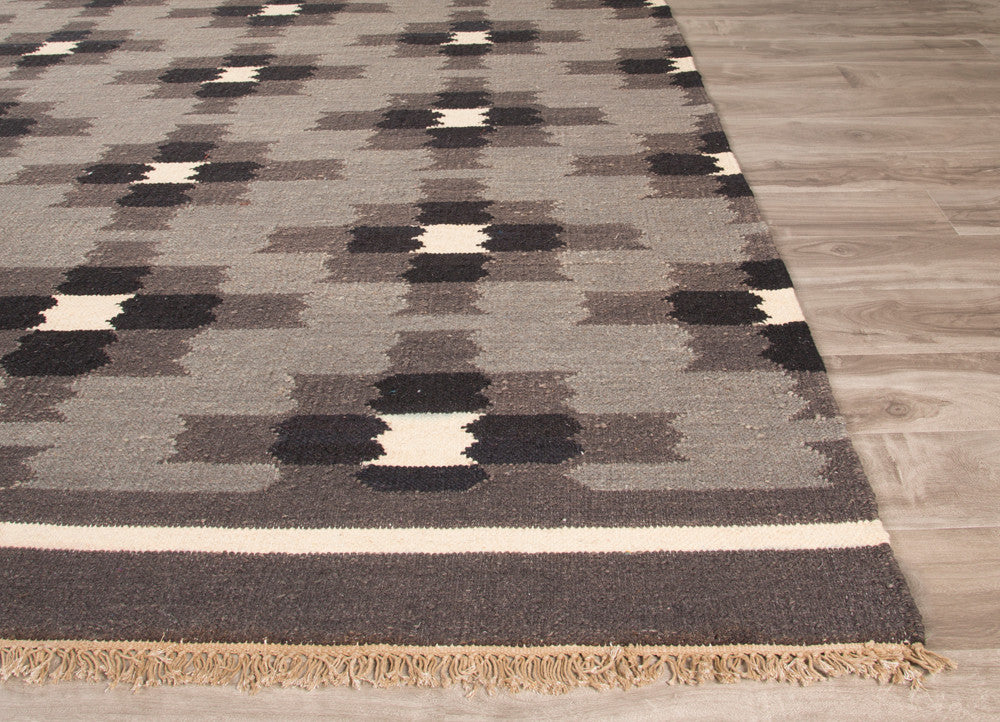 Anatolia Cheffield Gray/Black Area Rug