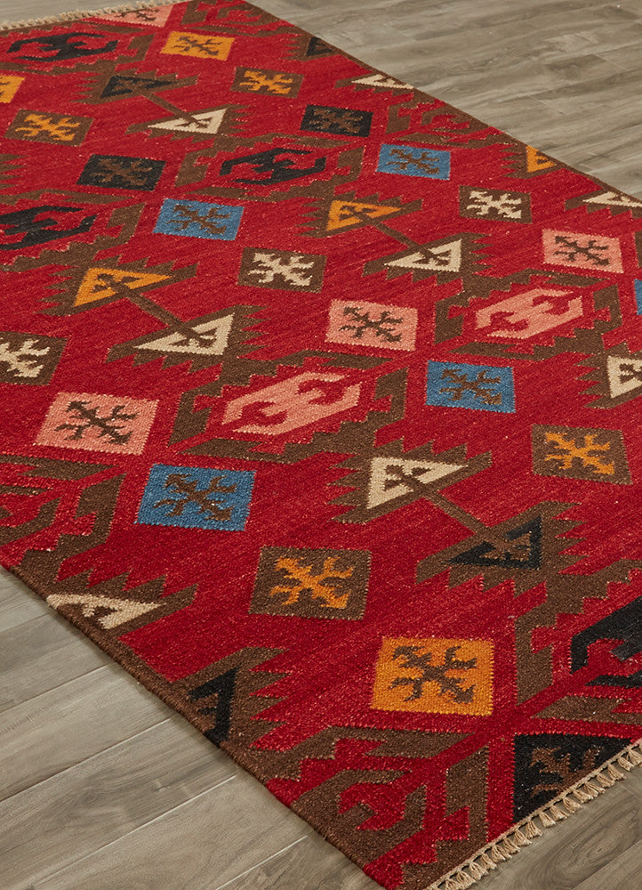 Anatolia Huntington Red/Multi Area Rug