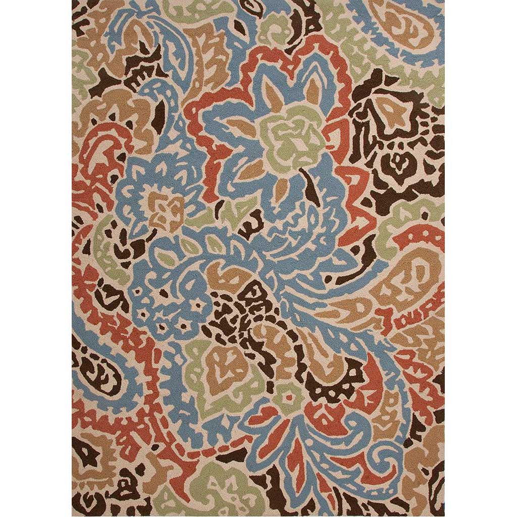 Barcelona Flores Cloud White Area Rug