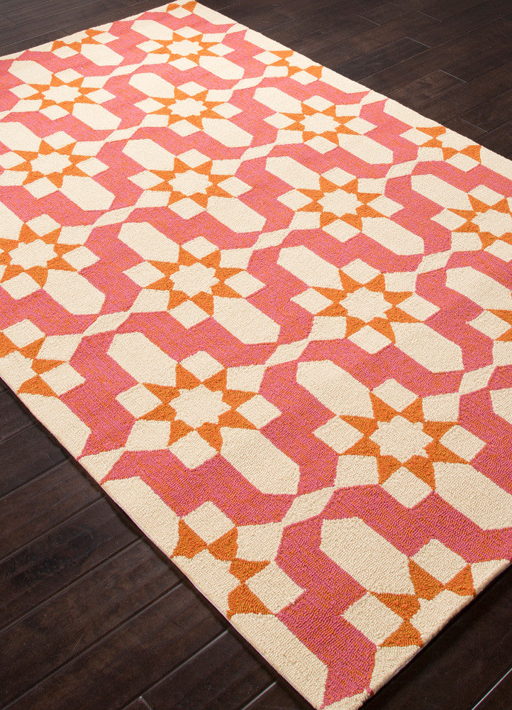 Barcelona Moravian Pink Area Rug