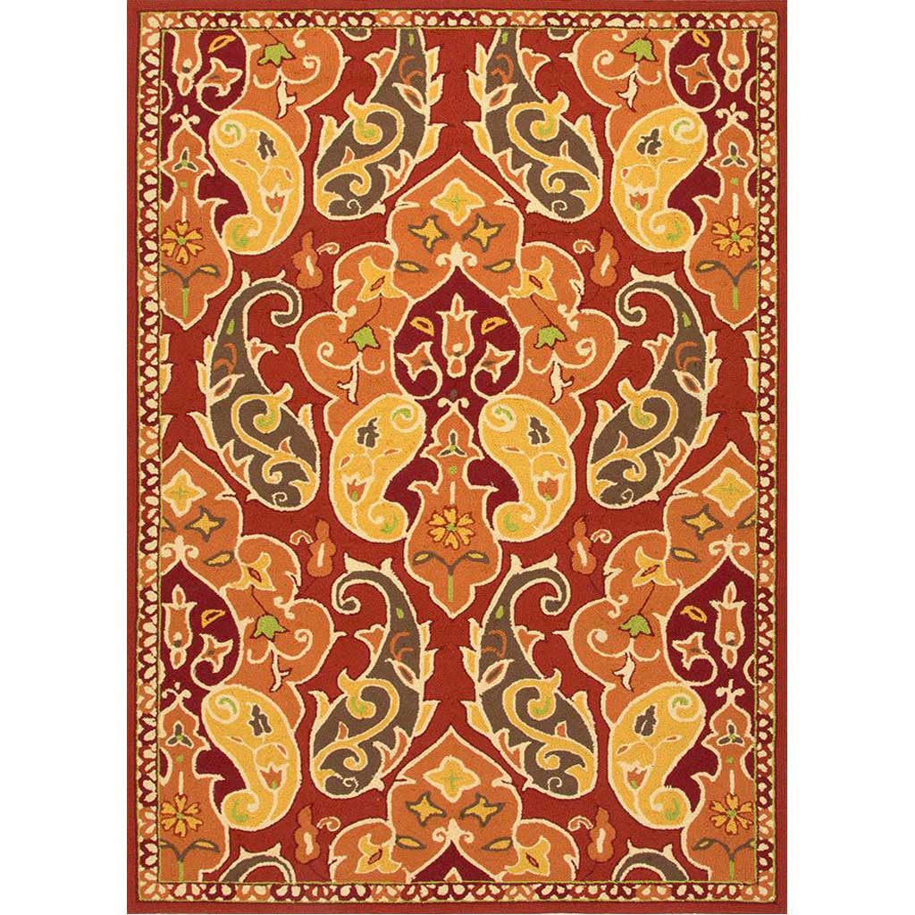 Barcelona Hoja Rust Area Rug