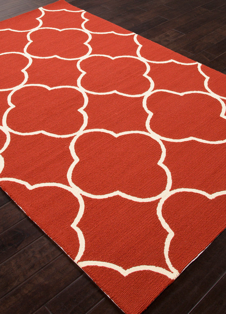 Barcelona Sparten Red/White Area Rug