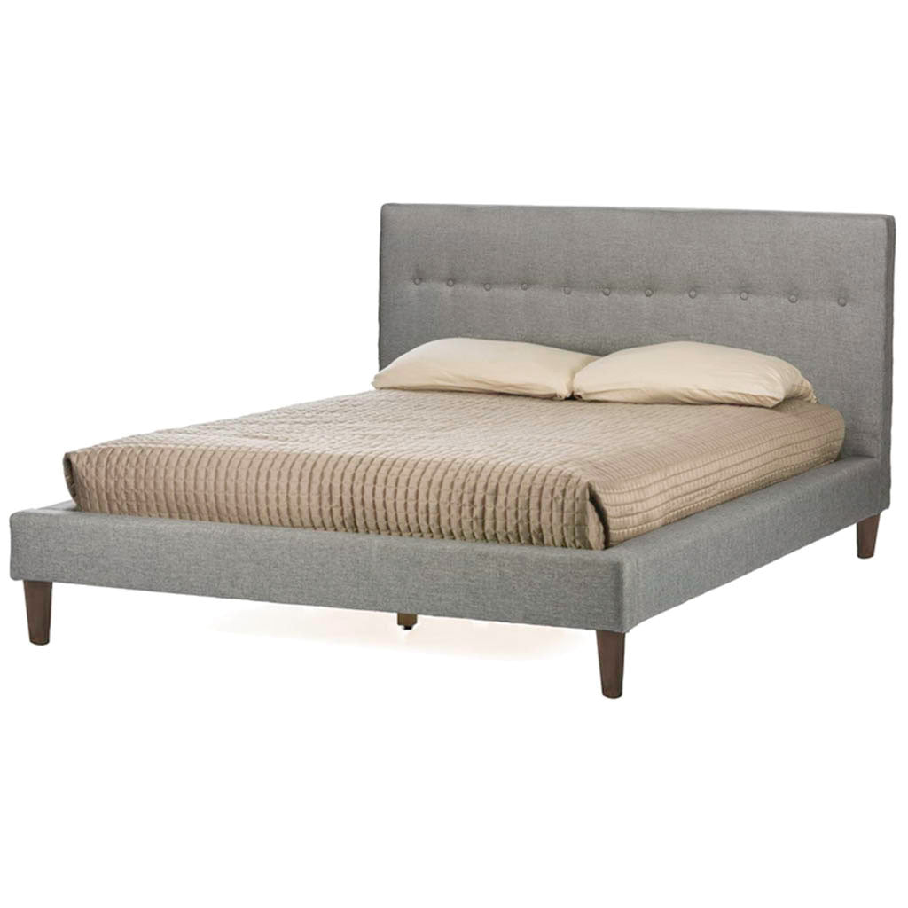 Cass Gray Linen Bed