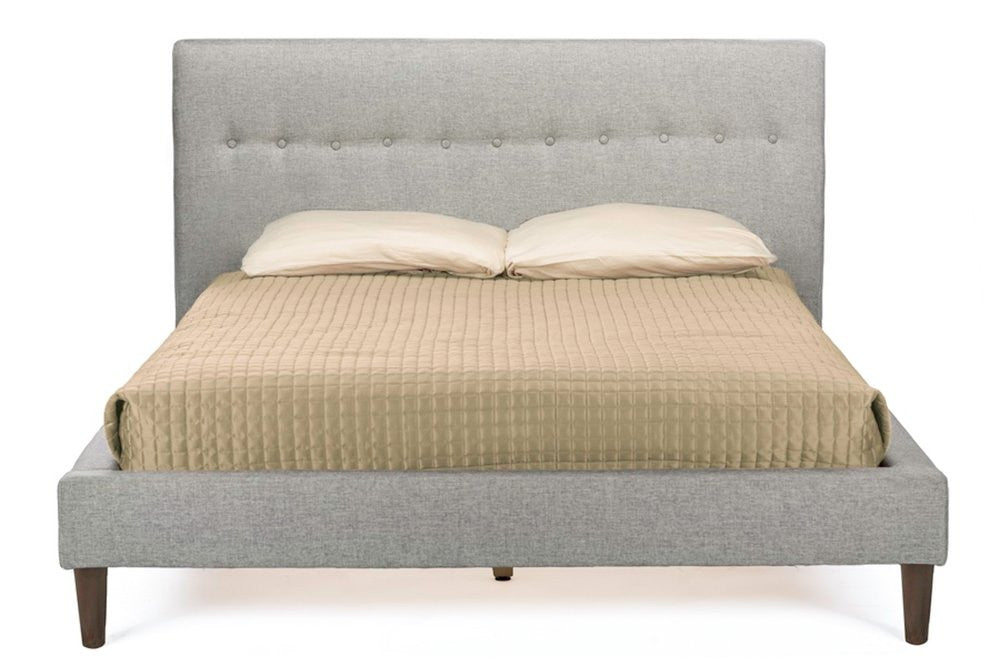 Cass Gray Linen Bed