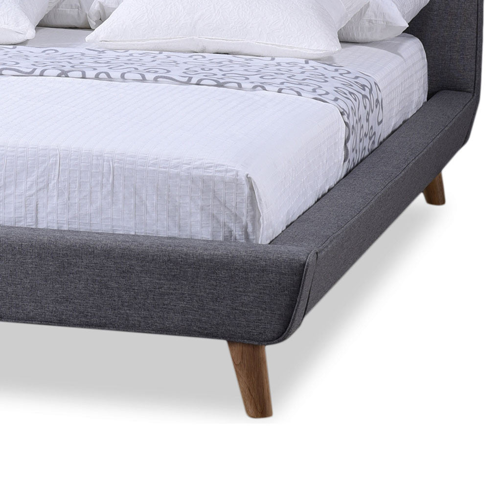 Jupiter Platform Bed Gray