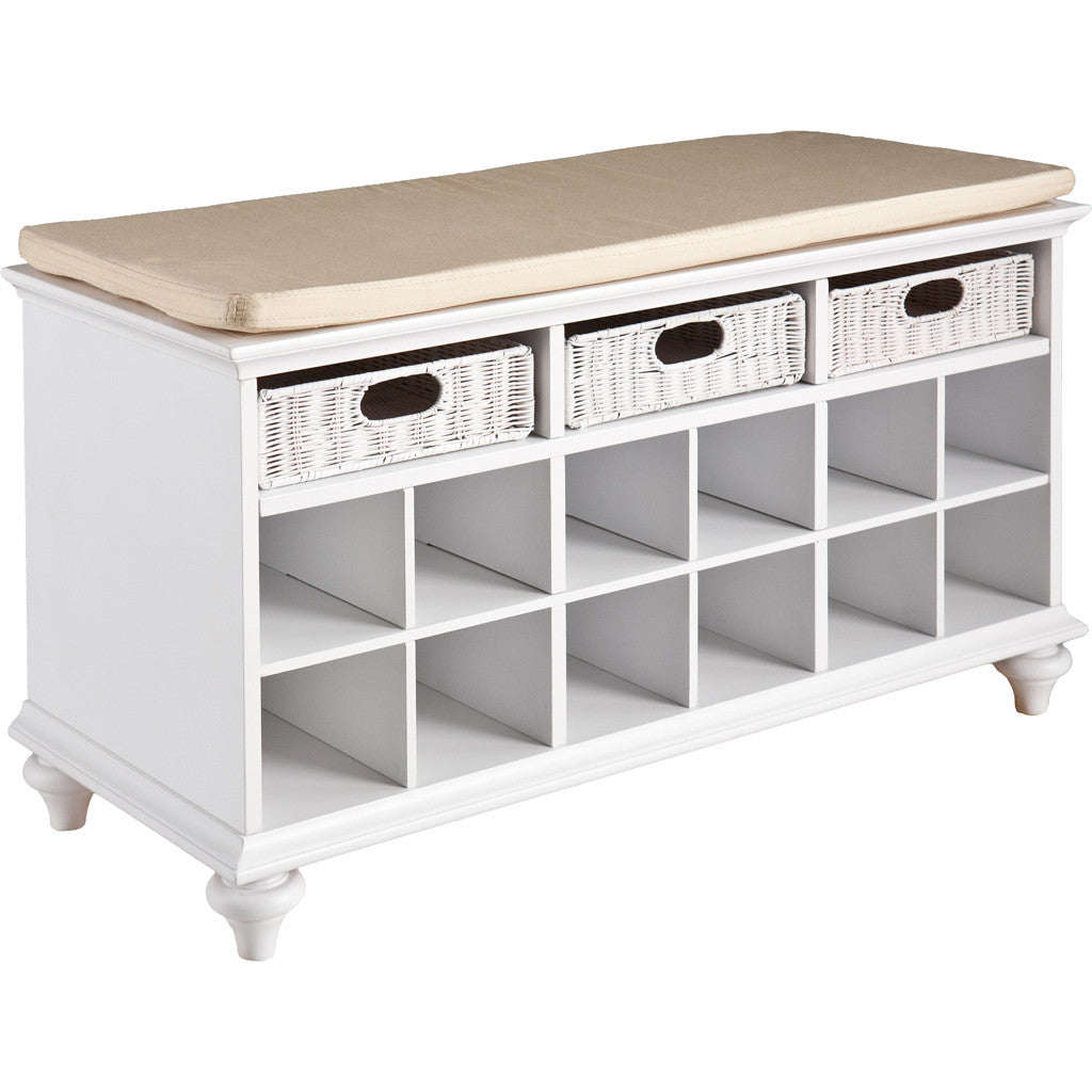 Chambers Entryway/Shoe Bench White