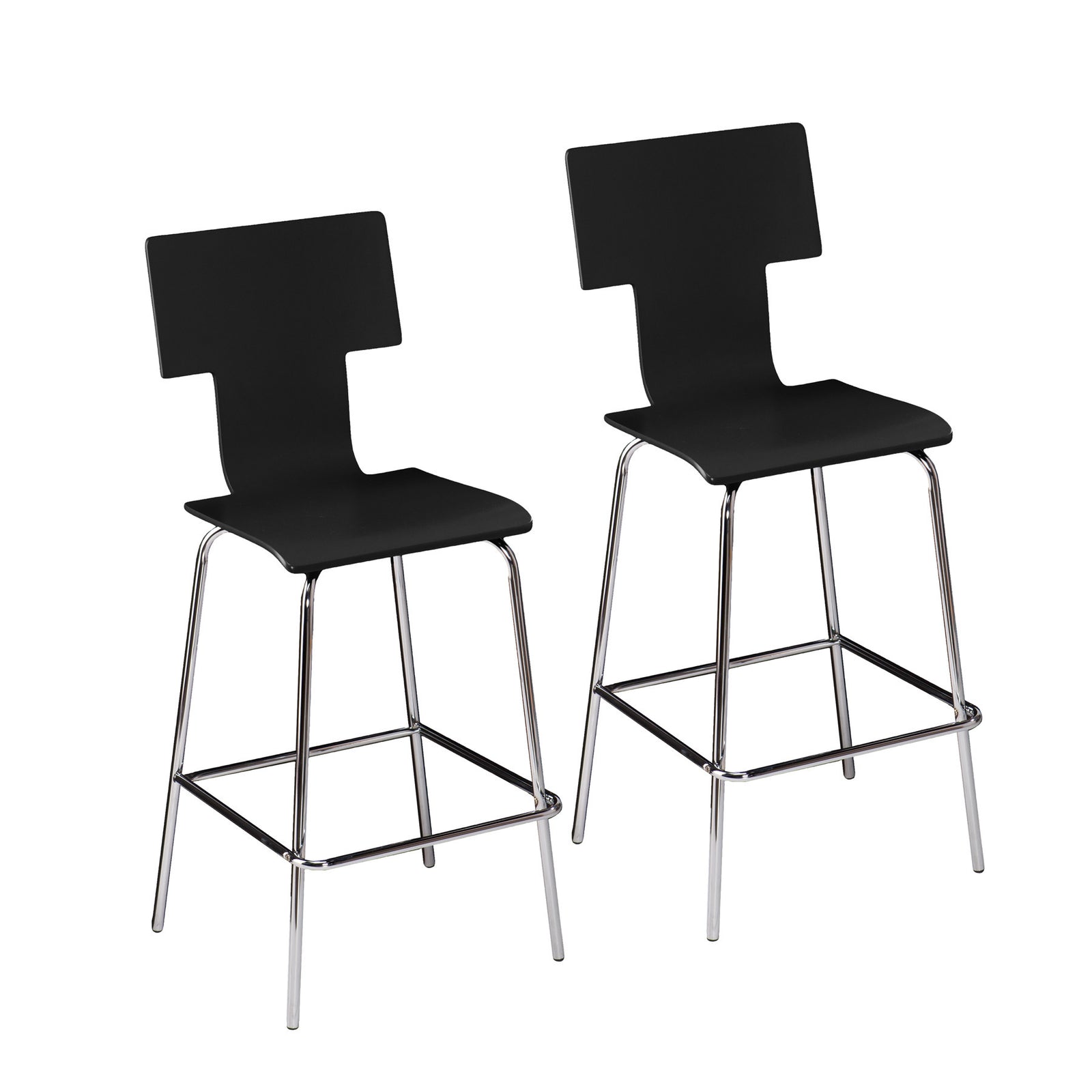 Tebrack Barstool Black (Set of 2)