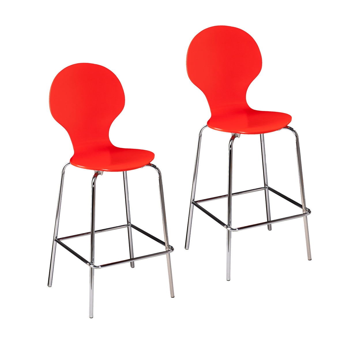 Conbie Barstool Red/Orange (Set of 2)