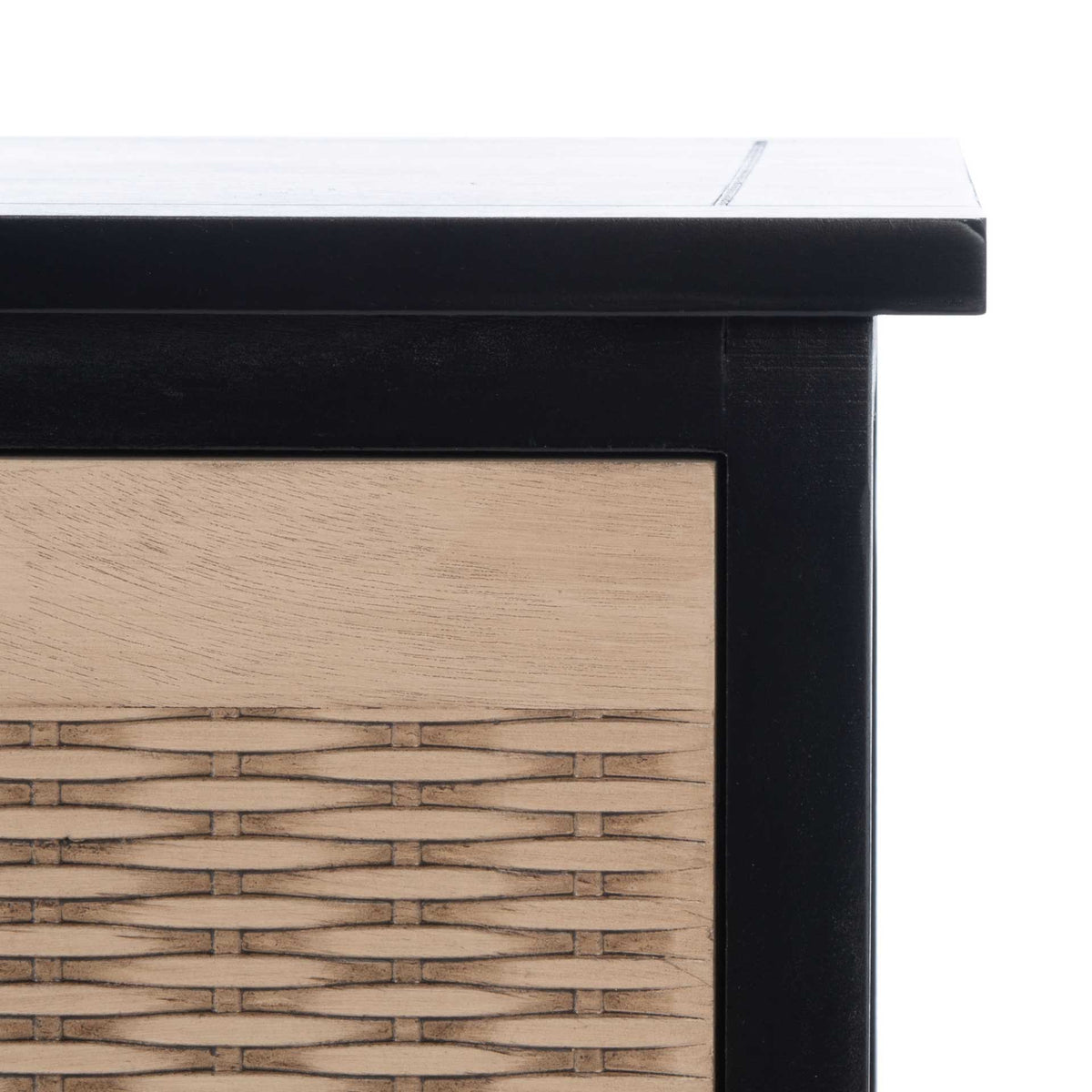 Lali 3 Drawer Storage Bench Black