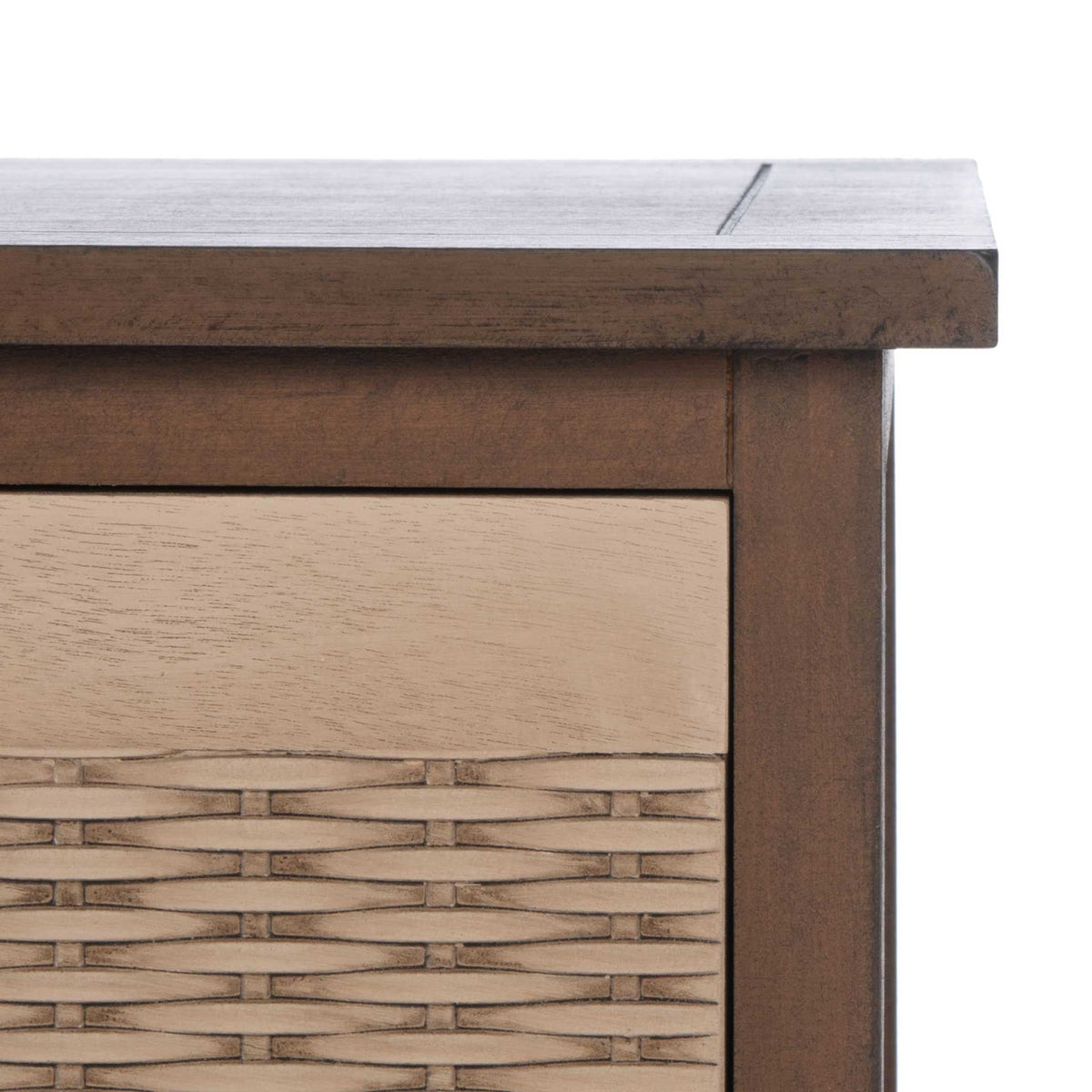 Lali 3 Drawer Storage Bench Brown