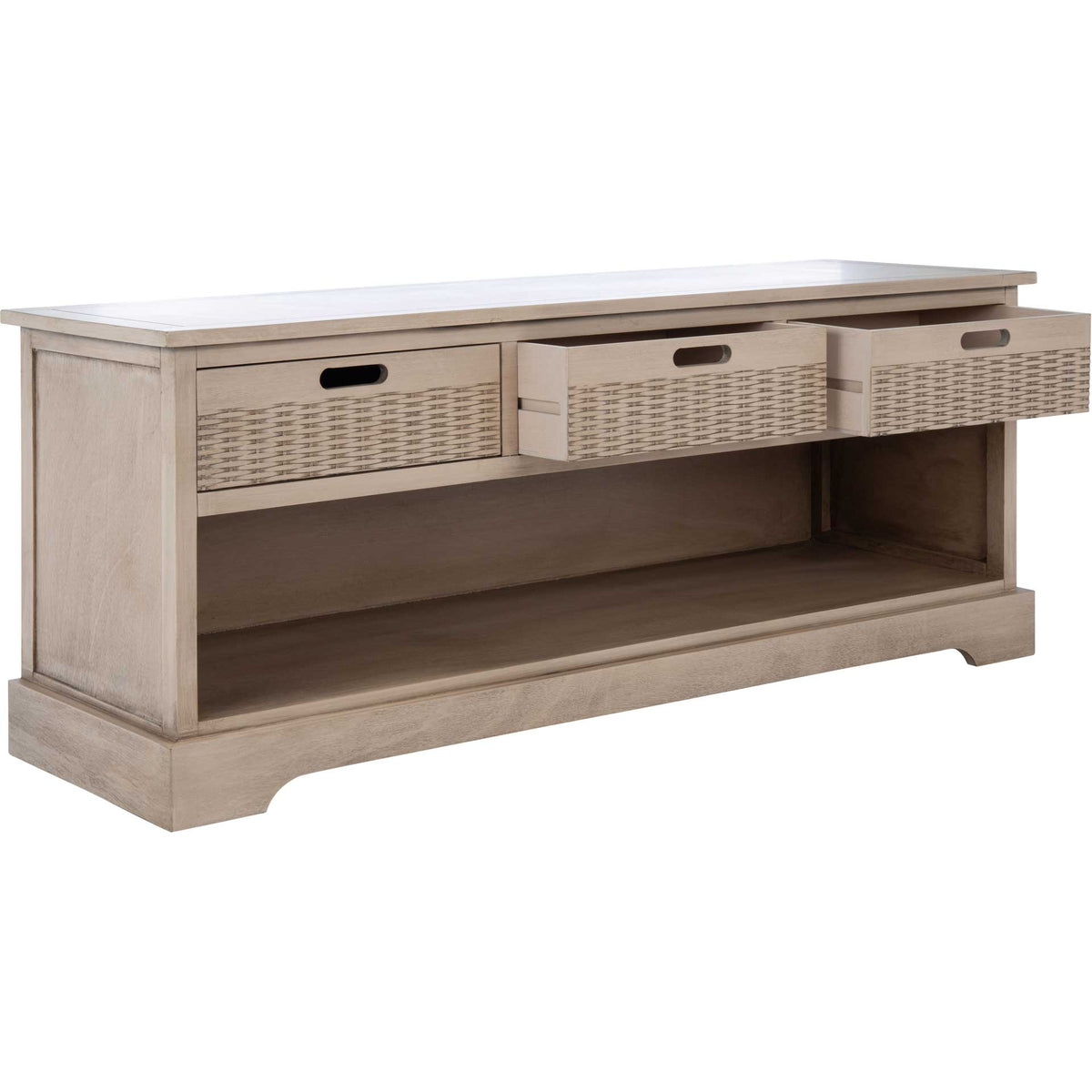Lali 3 Drawer Storage Bench Sand