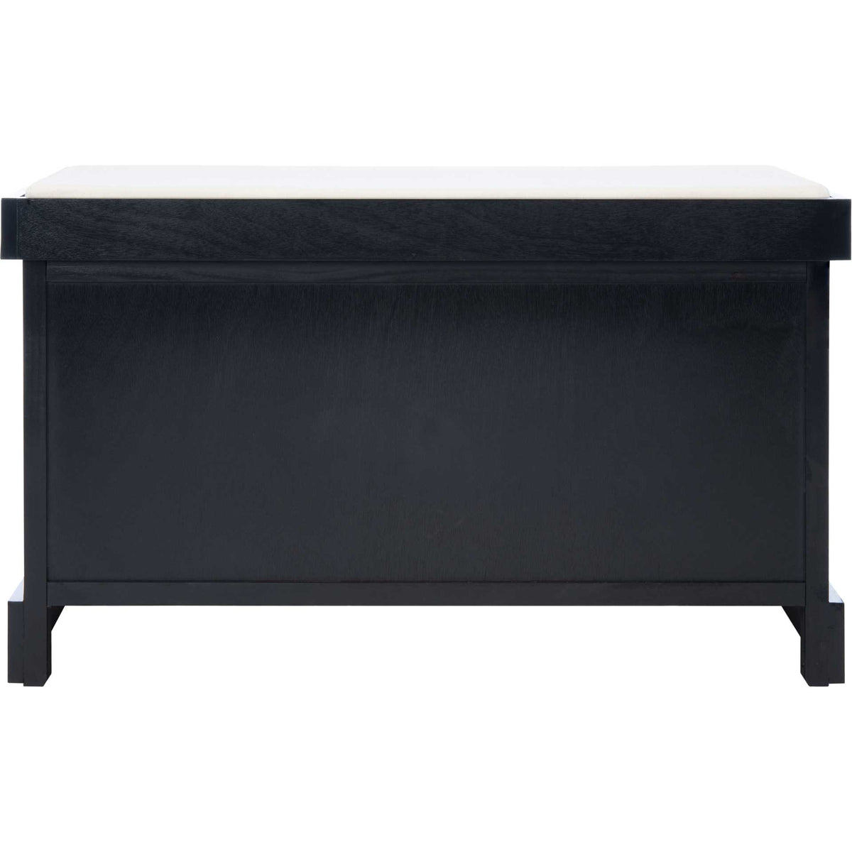 Lali 2 Drawer/Cushion Storage Bench Black