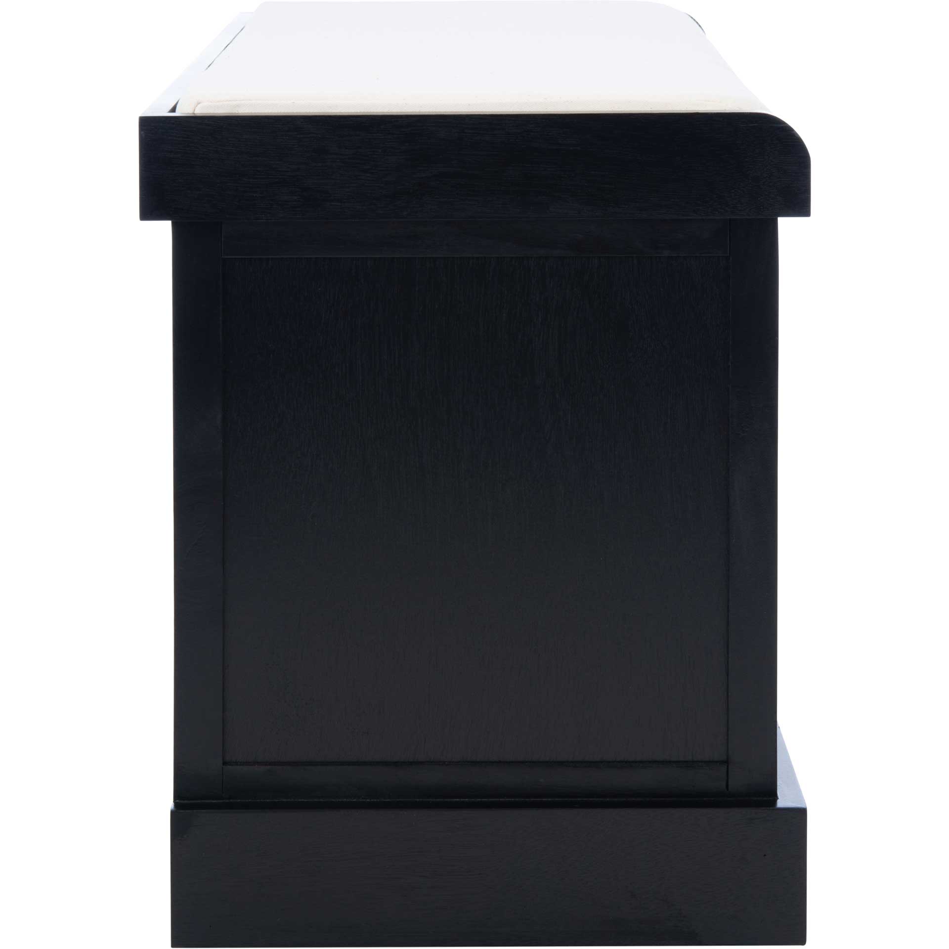 Lali 2 Drawer/Cushion Storage Bench Black