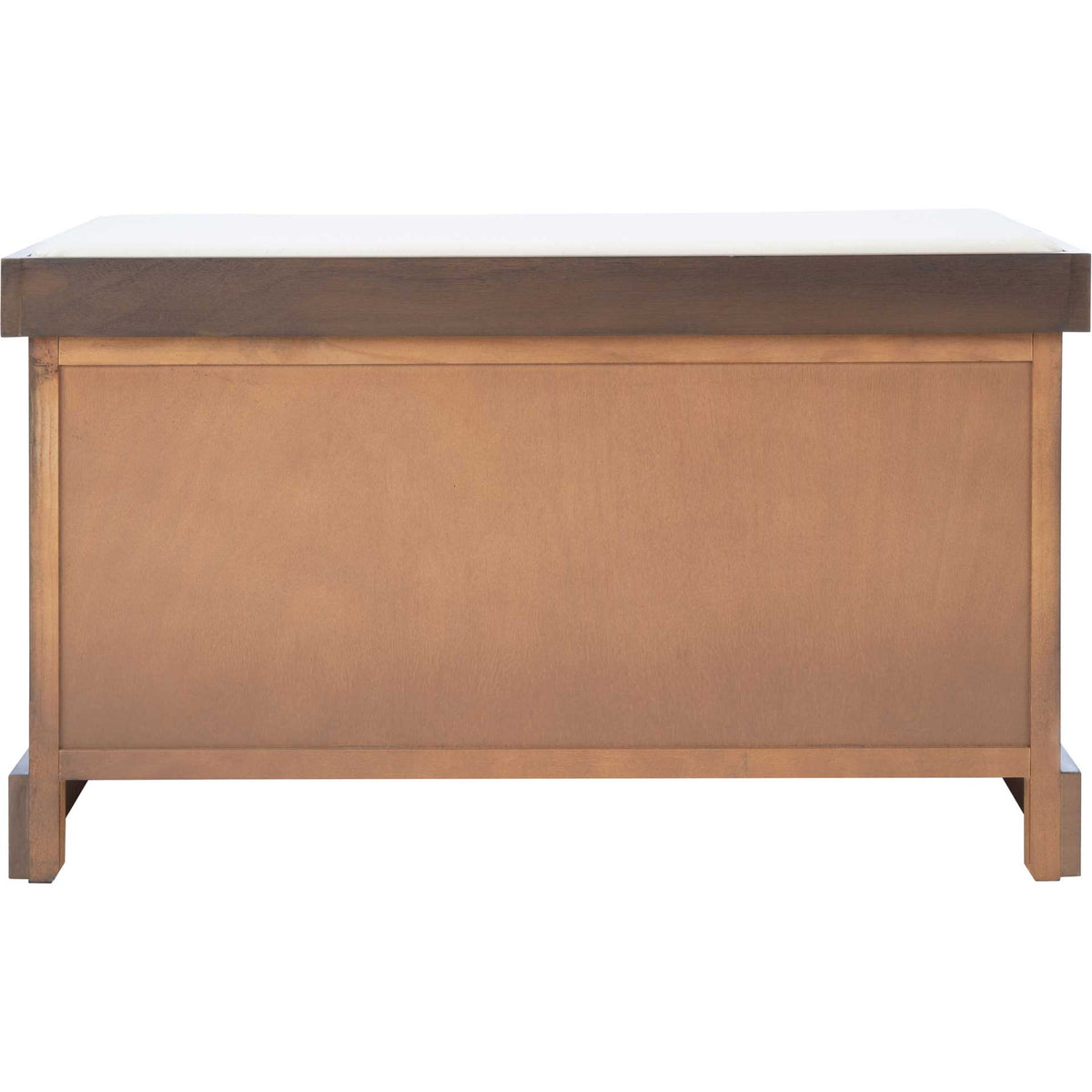 Lali 2 Drawer/Cushion Storage Bench Brown