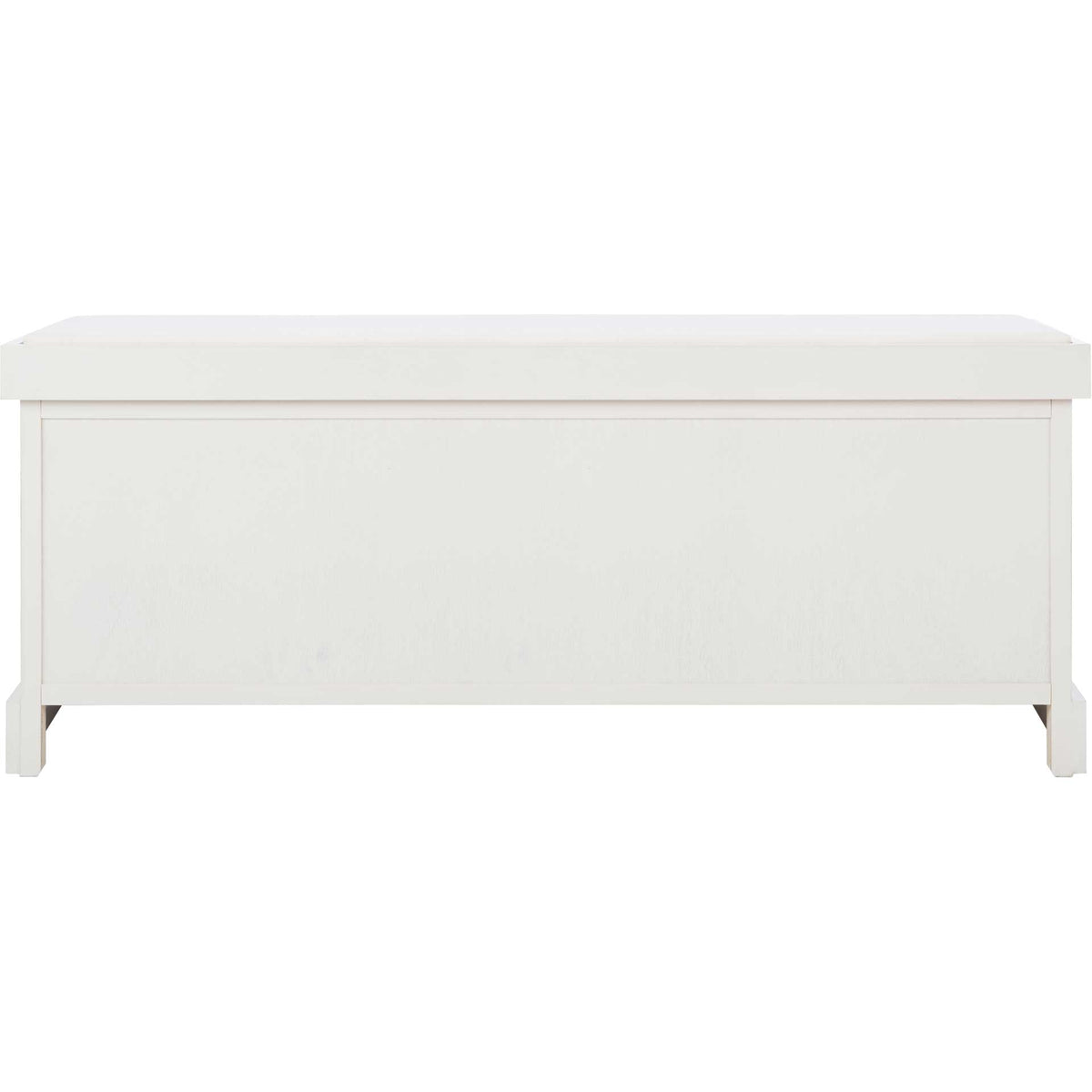 Lali 3 Drawer/Cushion Storage Bench Distressed White