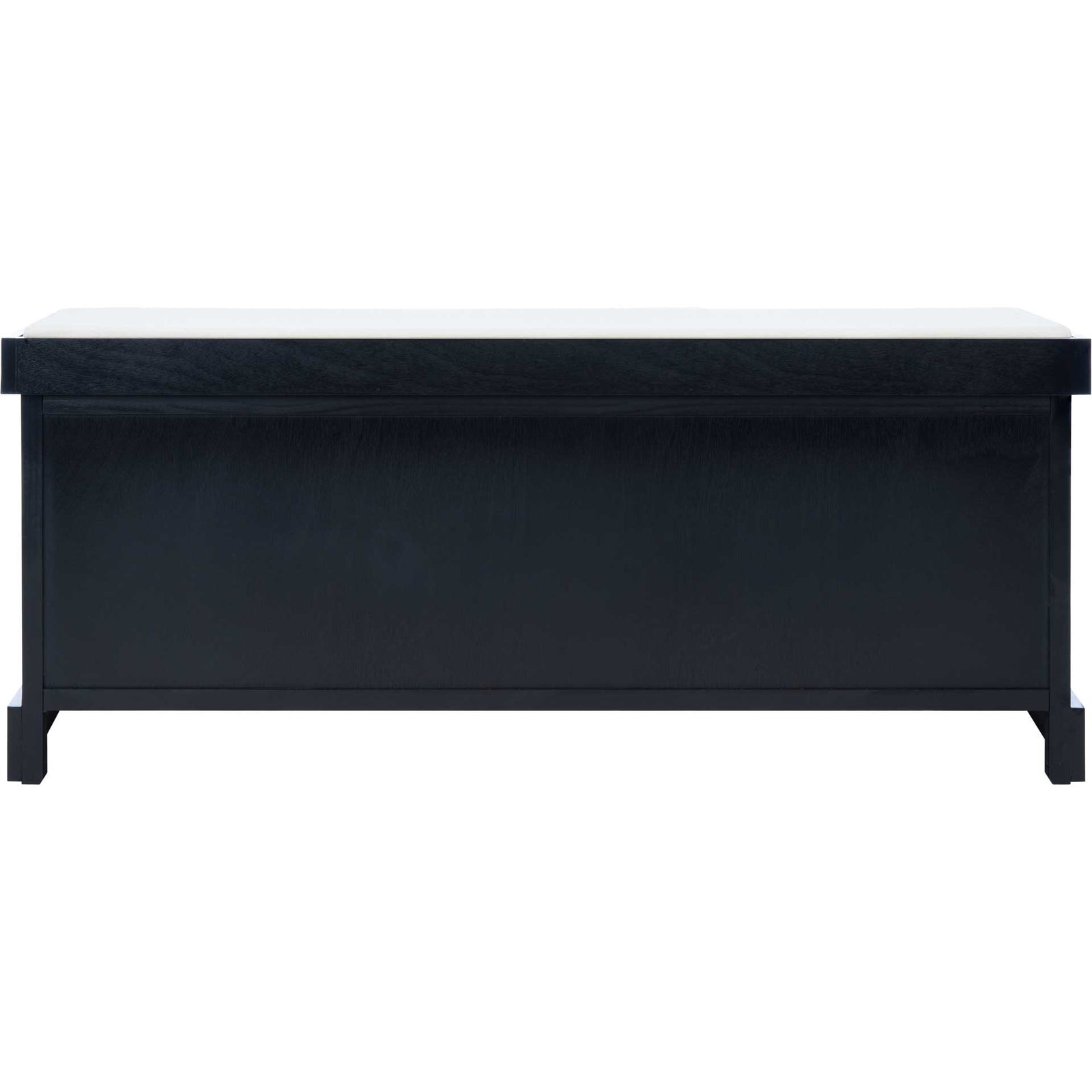 Lali 3 Drawer/Cushion Storage Bench Black