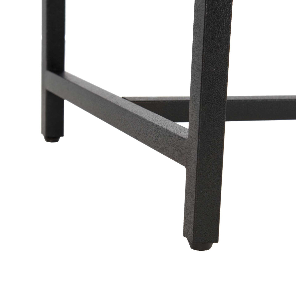 Chamonix Faux Leather Bench Brown