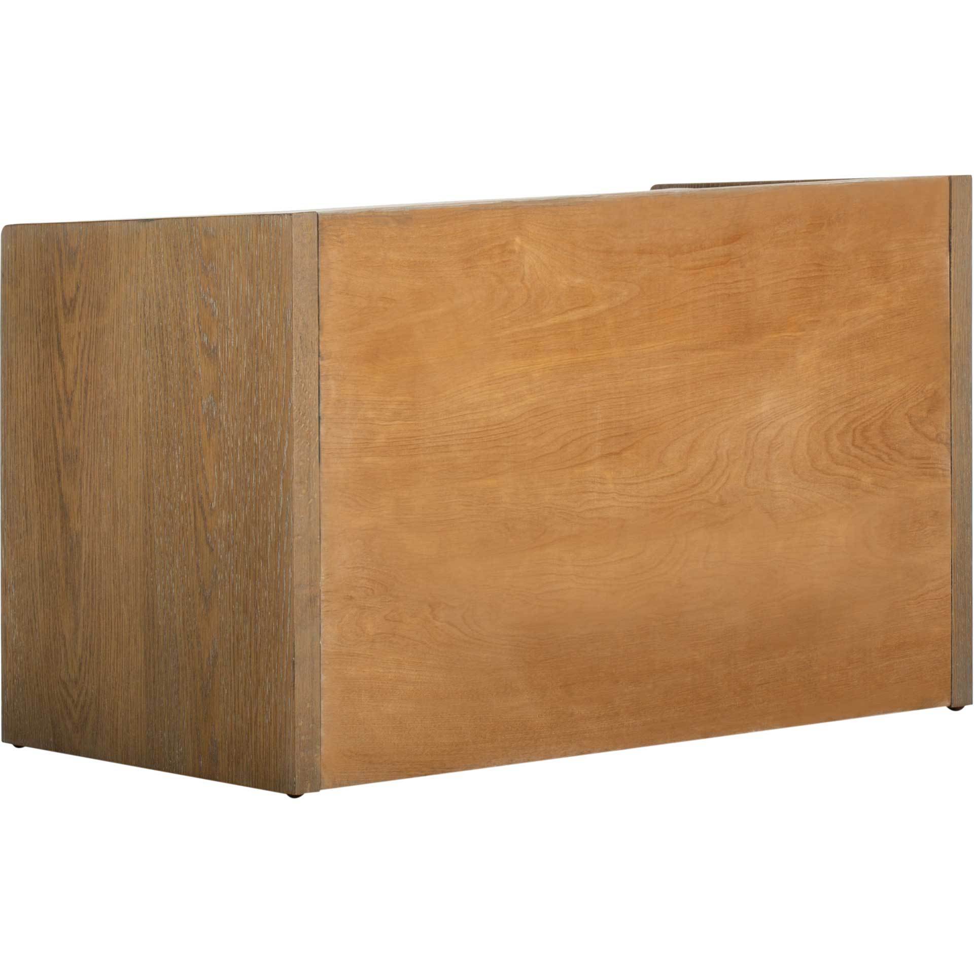 Perla Storage Bench Rustic Oak/Beige