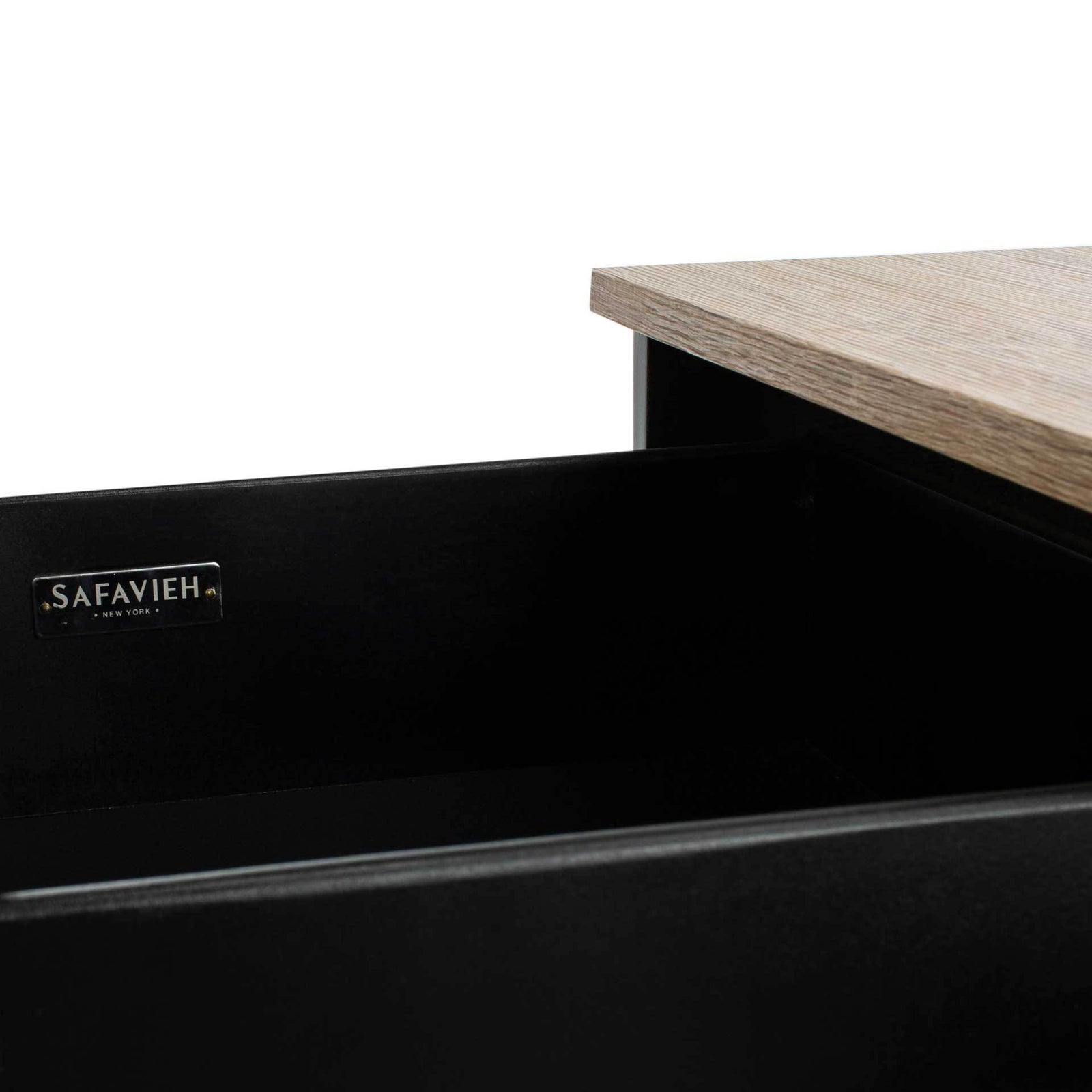 Maxton Bench with Storage Light Oak/Gray