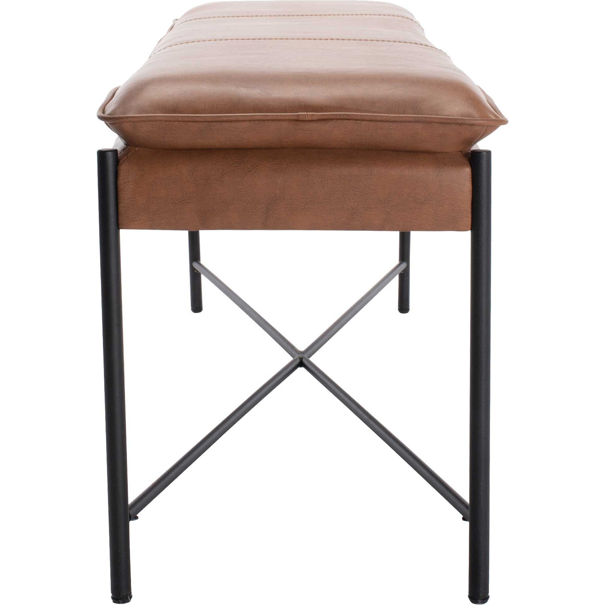 Kamari Cushioned X Bench Brown/Black