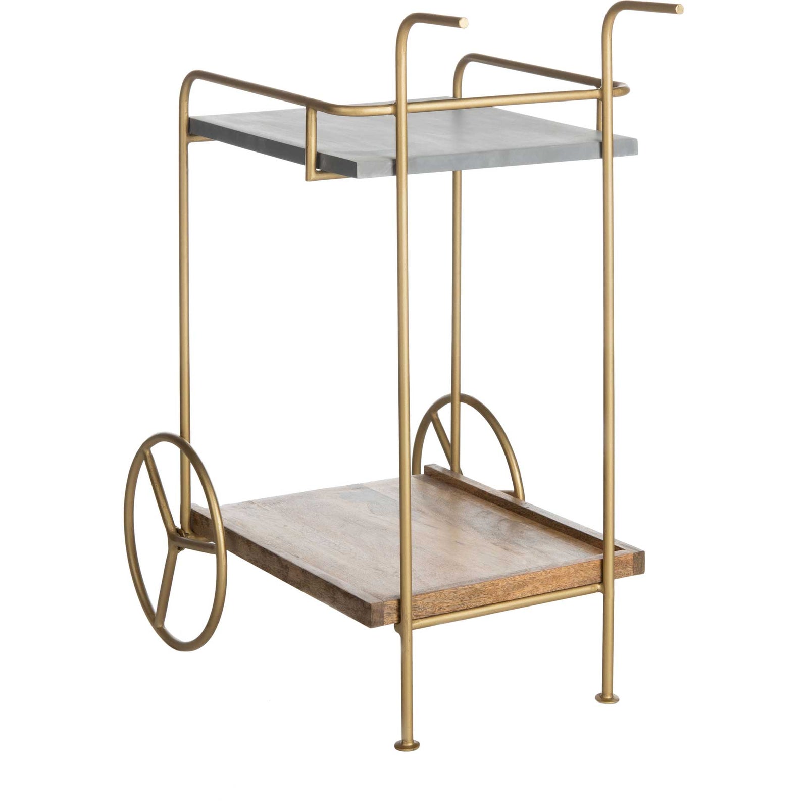 Handira 2 Tier Bar Cart Natural
