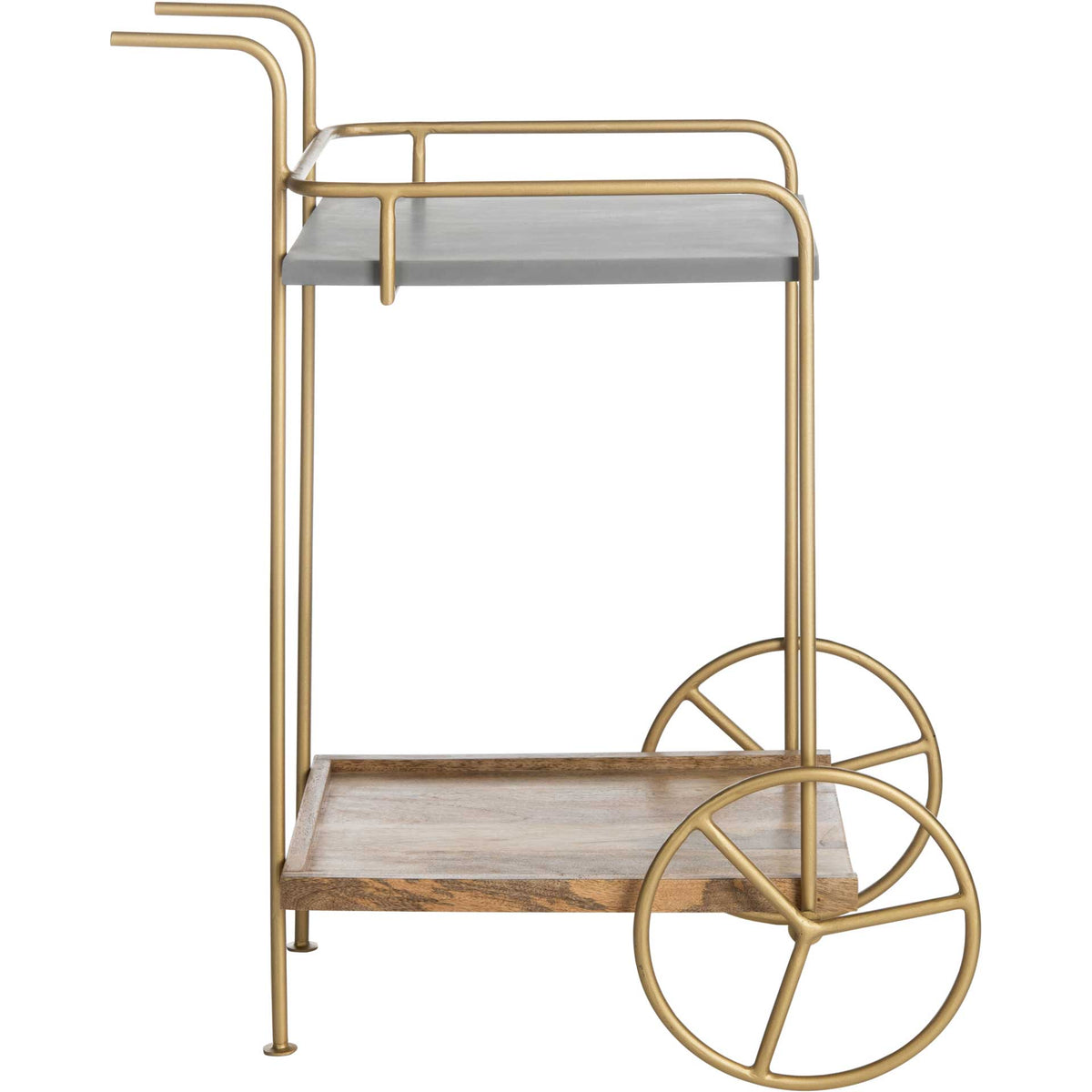 Handira 2 Tier Bar Cart Natural